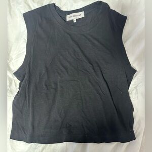 WeWoreWhat Classic Black Muscle Tank